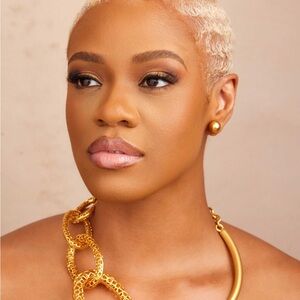 Archived Khoi Waxe Gold Statement Necklace